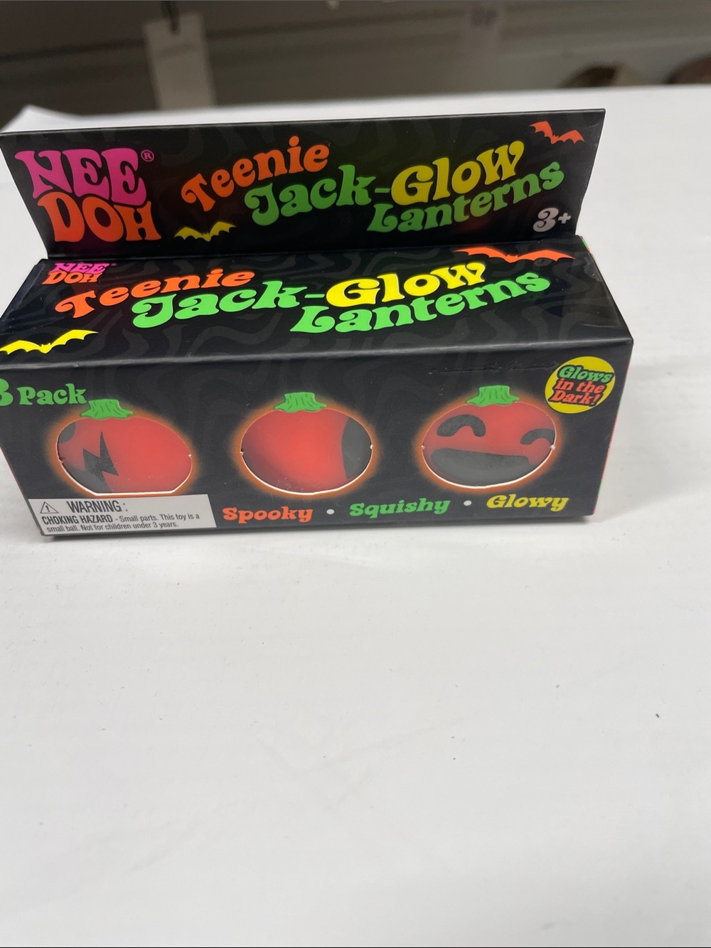 Needoh teenie jacks glow in the dark pumpkins